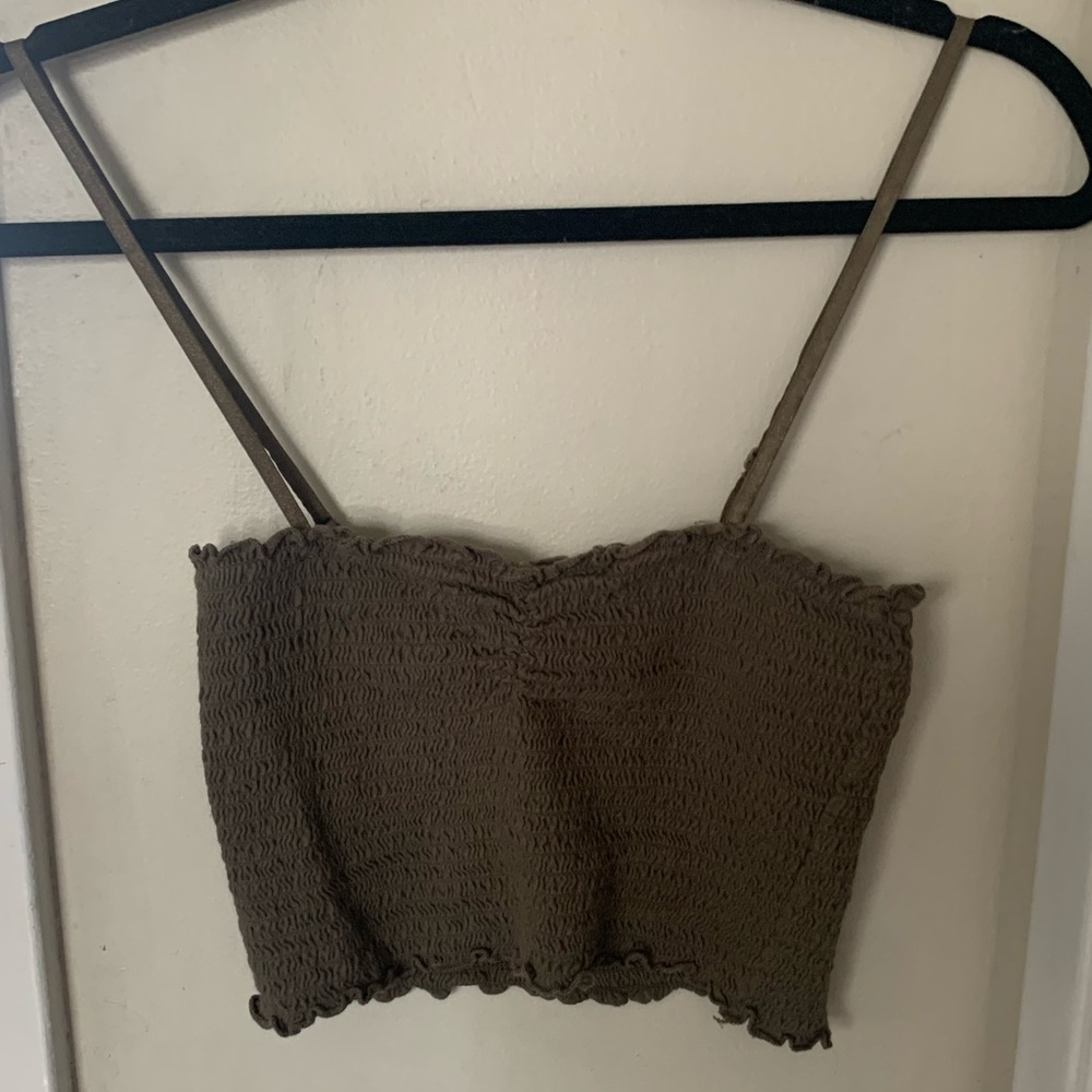 Scrunch Cropped Tank Top